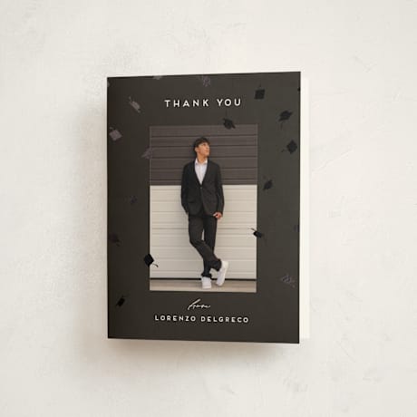 Foil-Pressed Graduation Thank You Cards