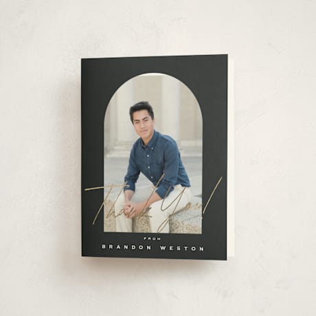 Foil-Pressed Graduation Thank You Cards