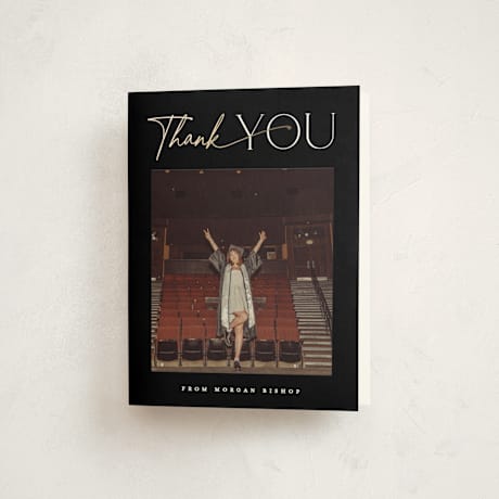 Foil-Pressed Graduation Thank You Cards