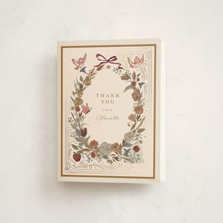 Foil-Pressed Baby Shower Thank You Cards