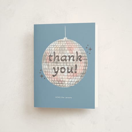 Foil-Pressed Baby Shower Thank You Cards
