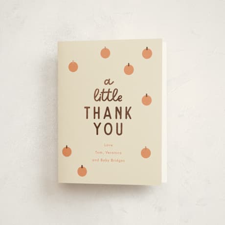 Foil-Pressed Baby Shower Thank You Cards