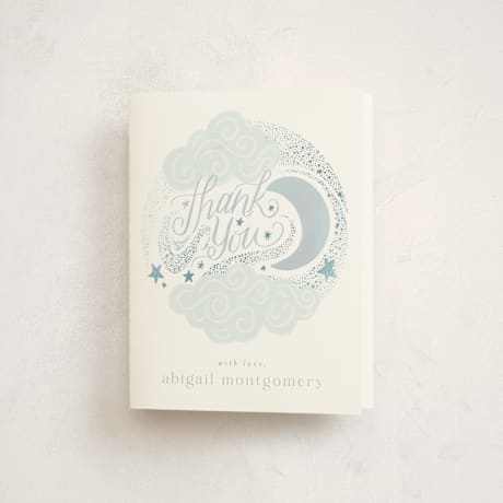Foil-Pressed Baby Shower Thank You Cards