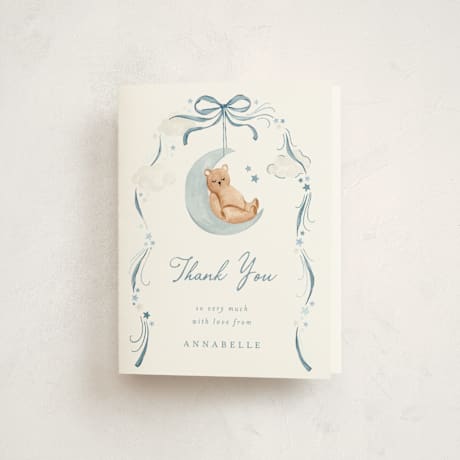 Foil-Pressed Baby Shower Thank You Cards