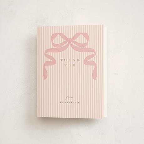 Foil-Pressed Baby Shower Thank You Cards