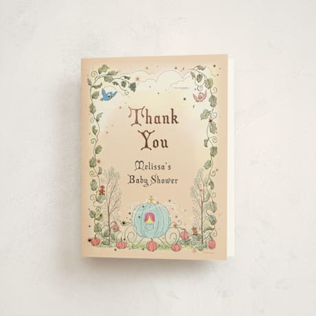 Foil-Pressed Baby Shower Thank You Cards