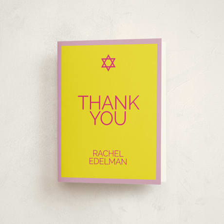 Mitzvah Thank You Cards
