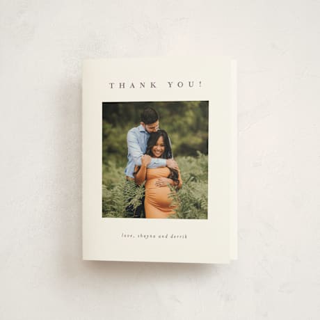 Pregnancy Announcement Thank You Cards