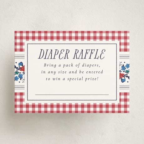 Mini Baby Shower Insert Cards