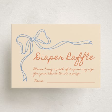 Mini Baby Shower Insert Cards