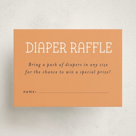 Mini Baby Shower Insert Cards
