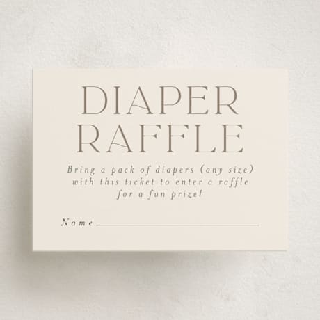 Mini Baby Shower Insert Cards