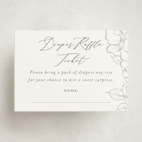 Mini Baby Shower Insert Cards