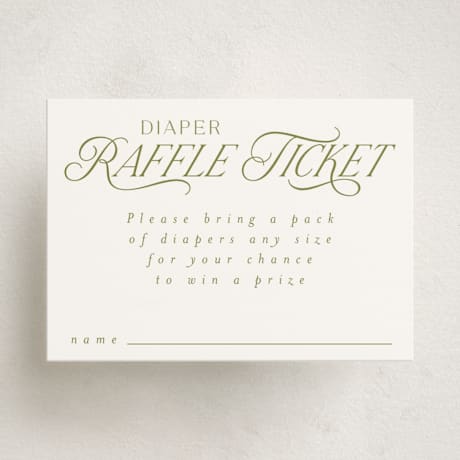 Mini Baby Shower Insert Cards