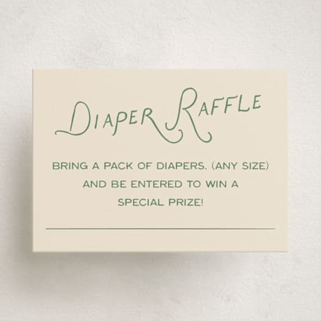 Mini Baby Shower Insert Cards
