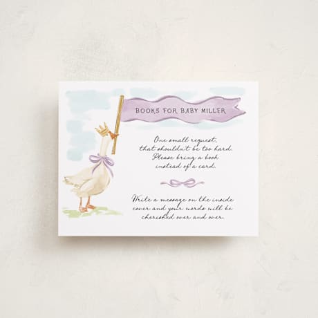 Baby Shower Insert Cards