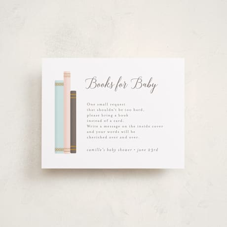 Baby Shower Insert Cards