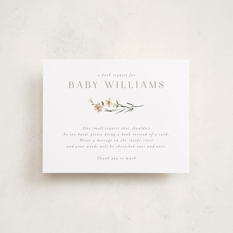 Baby Shower Insert Cards