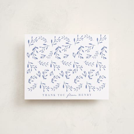 Flat Birth Announcement Thank You Cards