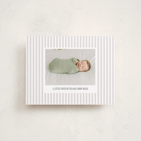 Flat Birth Announcement Thank You Cards