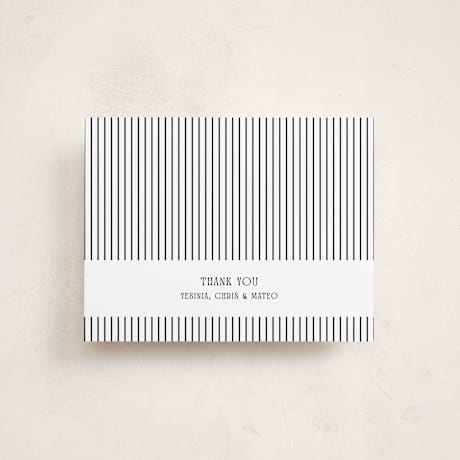 Flat Birth Announcement Thank You Cards