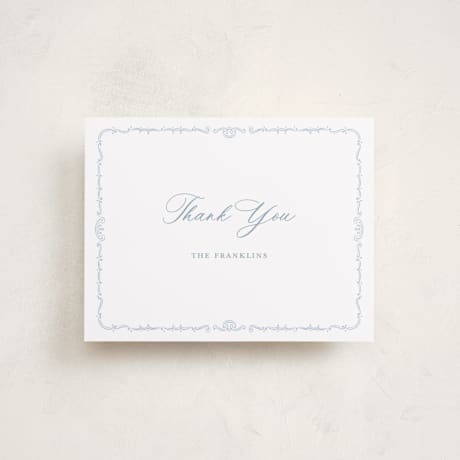 Flat Birth Announcement Thank You Cards