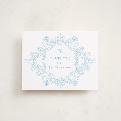 Flat Birth Announcement Thank You Cards