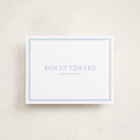 Flat Birth Announcement Thank You Cards