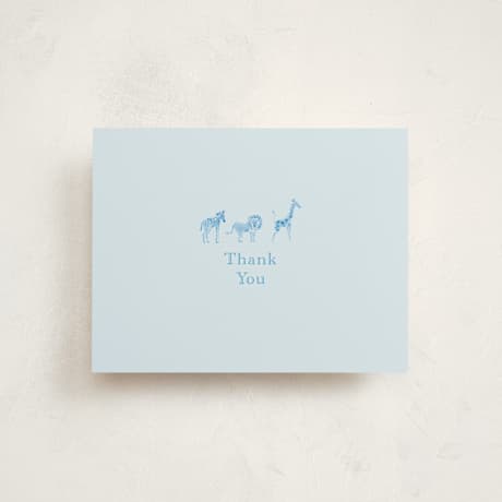 Flat Birth Announcement Thank You Cards