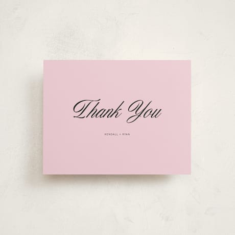 Flat Birth Announcement Thank You Cards