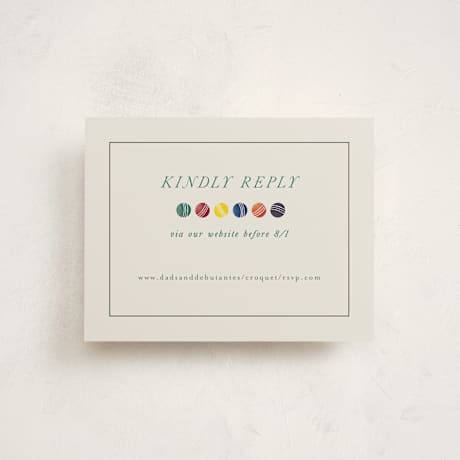 Debutante Party Enclosure Cards