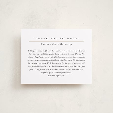 Graduation Insert Cards