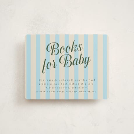 Baby Shower Insert Cards