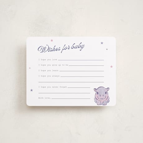 Baby Shower Insert Cards