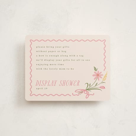 Baby Shower Insert Cards