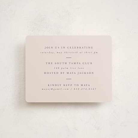Graduation Insert Cards
