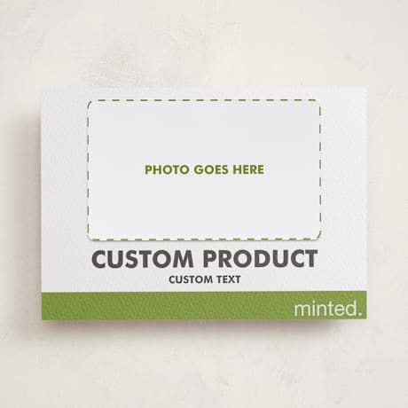 Letterpress Holiday Photo Mount Cards
