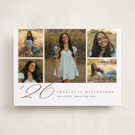 Foil-Pressed Graduation Announcements