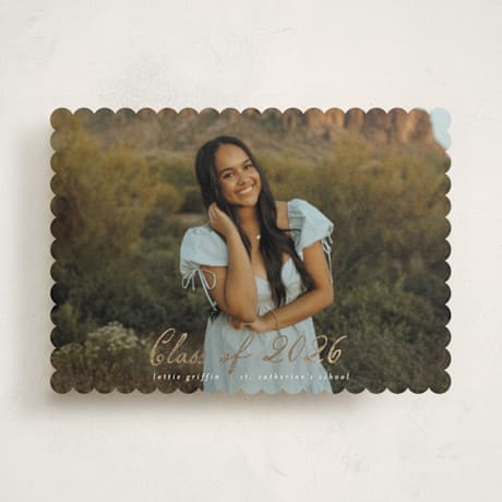 Foil-Pressed Graduation Announcements