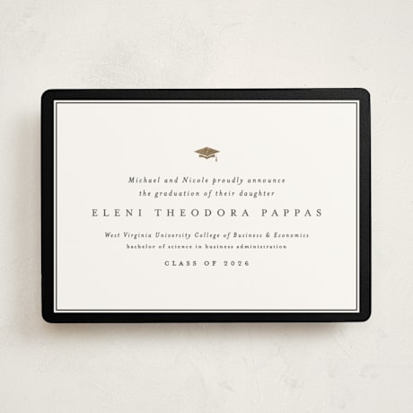 Foil-Pressed Graduation Announcements