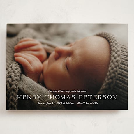 Grand Birth Announcements