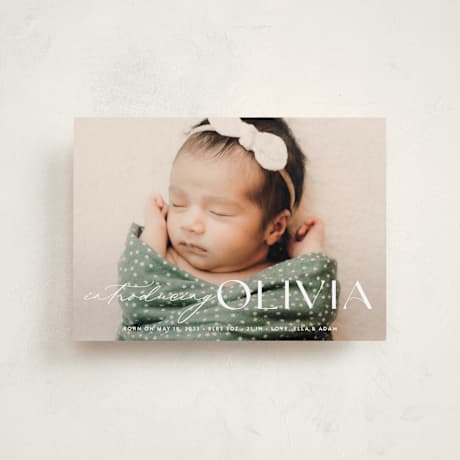 Petite Birth Announcements