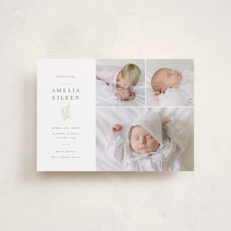 Petite Birth Announcements