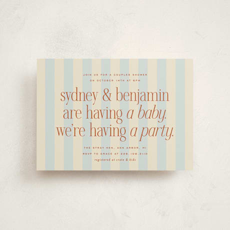 Baby Shower Postcards
