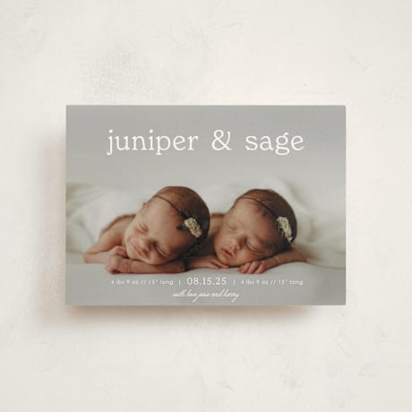Petite Birth Announcements