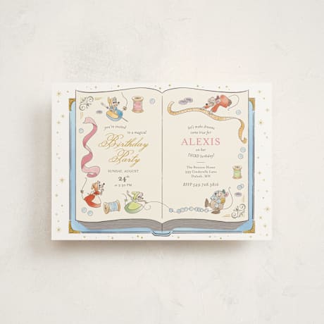 Petite Children's Birthday Party Invitations