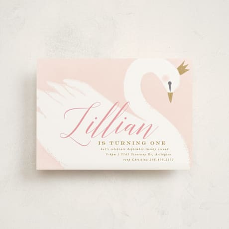 Petite Children's Birthday Party Invitations