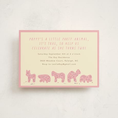 Petite Children's Birthday Party Invitations