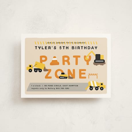 Petite Children's Birthday Party Invitations