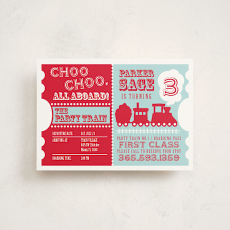 Children's Birthday Party Postcards